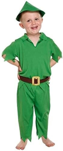 Peter Pan Fancy Dress Costume Outfit for Kids Children