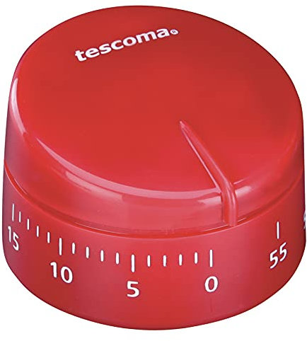 Tescoma Presto Timer da Cucina, 60 Min, Rosso, 6 cm