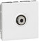 Legrand 078780 Mosaic Télévision Prise, Type F, 2 Modules, Blanc