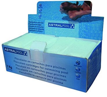 Astralpool 11390 Floculant Solide en Sachets, Blanc, 10 x 20 x 7 cm