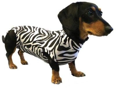 MPS Medical Pet Shirt Hund, Zebraprint, XXXS