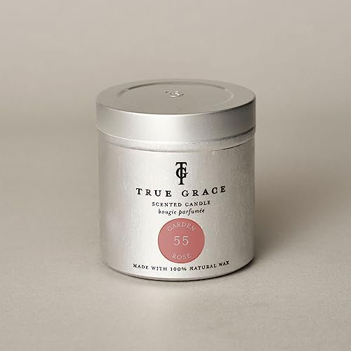 True Grace -Glas mit Duftkerze Rose Garden