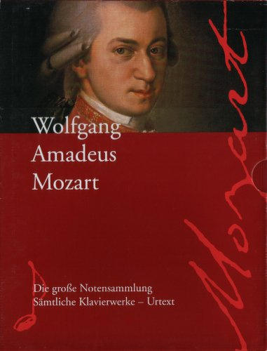 Wolfgang Amadeus Mozart. Die große Notensammlung. Sämtliche Klavierwerke - Urtext (4 Bände)