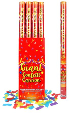 Henbrandt Party Time Confetti Cannon - 80cm Multicoloured