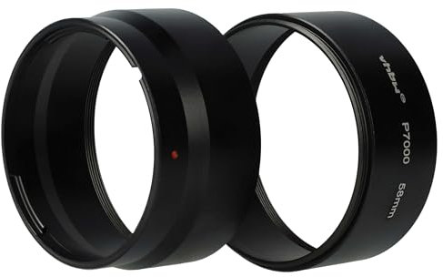 vhbw 58 mm Filteradapter kompatibel mit Nikon Coolpix P7000, P7100 Kamera Objektiv - Adapter in Tubusform