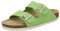 AFS, 2100, sandali da donna in vera pelle, comodi, pratiche scarpe da lavoro, fatte a mano in Germania, Verde (mela), 39 EU