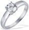 Goldmaid Damen-Ring Silber 925 1 grosser Zirkonia Solitär Grösse 56