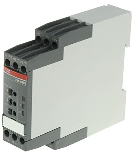 ABB CM-SRS.22S Single Phase Current Monitoring Relay 2c/o, B-C=0.3-15A RMS, 24-240V AC/DC (ABB1SVR730840R0500)