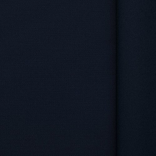 (Preis per Meter) Köpertex - Farbe: marine - 65% Baumwolle / 35% Polyester - kochfest - Berufsköper - Stoff - Meterware