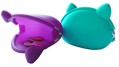 Porte-monnaie en silicone - Pour enfants - Tendance - Pour la plage