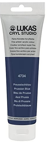 Lukas Cryl Studio 125 ml, Acrylfarbe in Premium-Qualität, Preussischblau