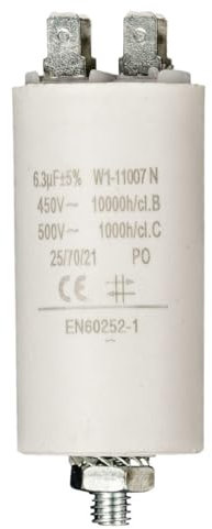 Fixapart W1-11007N, condensateur (6,3uF/450), Blanc