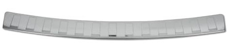 Ladekantenschutz Stoßstangenschutz kompatibel mit BMW X3 F25 2010-2017 Chrom Silber