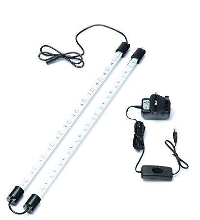 Interpet Twin Blue Moon Daisy Chain LED Lighting System, 36 cm, Pack of 2