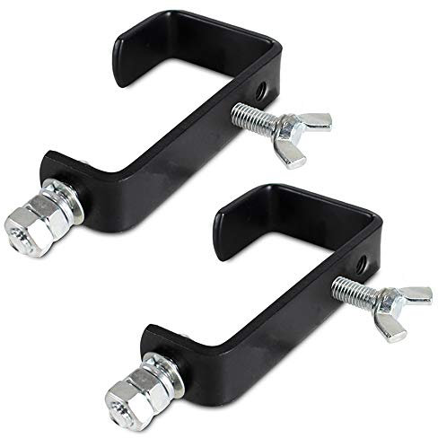 Skytec 2x Black Lighting Hook G-Clamps