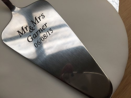 Personalised Stainless Steel Wedding Cake Slicer