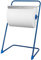 profi-x Putztuchrollenhalter mit Abrissschiene, Metall blau, für Rollen bis 400 x 500 mm, 1 Stück