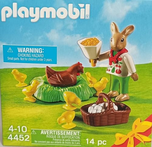 PLAYMOBIL® 4452 - Osterhäschen mit Huhn und Kükenschar