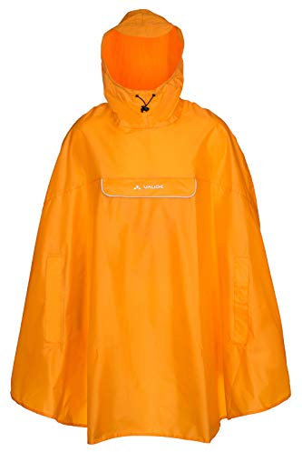 VAUDE Valdipino Rad-Regenponcho - Leicht, Wasserdicht & Umweltfreundlich | Bluesign®-zertifiziert | mit Eco Finish | Integrierte Tasche | VAUDE Green Shape-Label