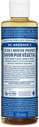 Dr. Bronner's 18-in-1 Naturseife Pfefferminze 240ml