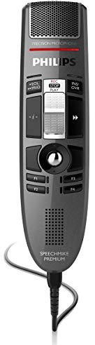Philips LFH3510 SpeechMike Premium USB-Diktiermikrofon Präzisionsmikrofon 4-Positions-Schiebeschalter