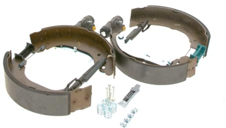 Bosch KS194 Kit Super Pro - Rear drum brake kit - 1 pre-assembled set, 2 wheel brake cylinders, 4 brake shoes