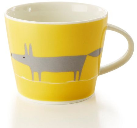 Scion Scion Mr Fox Standard-Tasse 11.8 fl. oz. Yellow & Charcoal