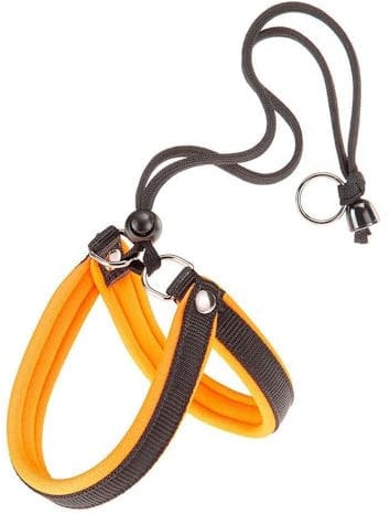 Ferplast Geschirr für kleine Hunde AGILA Fluo 2 Hundegeschirr mit weicher Polsterung, schnelles und einfaches Verschlusssystem mit Kordelzug, Brustumfang 32–50 cm. Orange