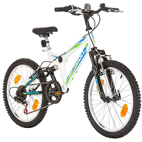 Multibrand, Sprint, 20 Zoll, Mountainbike, Rahmen 31 cm, 6-Gang, Für Damen, Kinder, Junioren, Schwarz (White)