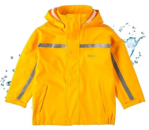 BMS Kinder Buddeljacke gelb Groesse 116