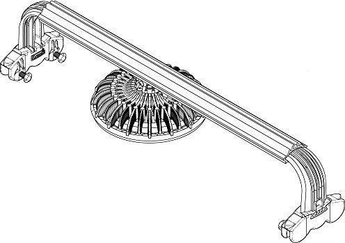 Montagebrücke für Arcadia LED 30 Watt Spotlight Aquarium Eco Aqua Highpower Leuchte