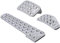 OMP OA/1010 Pedalbelagsatz Aluminium