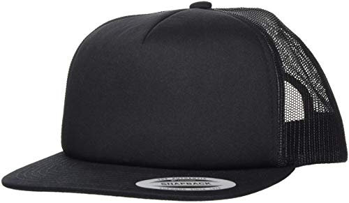Flexfit Uni 6005FF-Foam Trucker Cap, Black, one Size
