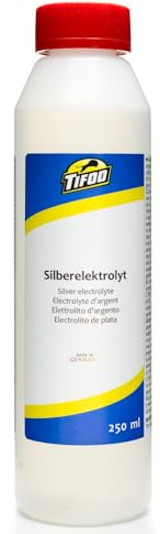 Silberelektrolyt (250 ml) – Silberelektrolyt für die Galvanik - selbst versilbern, Versilberung, Silber