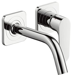 AXOR Wasserhahn Citterio M Unterputz Einhebel-Waschtischarmatur, Auslauf Länge 167mm, Wandmontage, Chrom