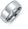 Bling Jewelry Einfacher Polierter Titan Ehering Für Männer Für Frauen Abgeschrägte Kante Silberton Kompfort Fit 8Mm