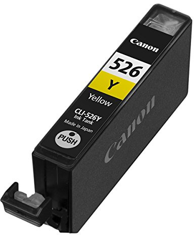 Canon CLI-526 Y Tintenpatrone gelb, OEM: 4543B001 für u.a. Canon Pixma IX 6550, MG 8150, IP 4850, MX 715, MX 885
