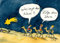 modern times -3er Set Postkarte Weihnachten WEIHNACHTEN - Motiv: FOLGE DEM STERN, Anlass: Weihnachten, Künstler/Verlag: CARTOON CONCEPT © GAYMANN, Peter, Größe: A6