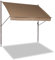 Angerer Freizeitmöbel GmbH Klemmmarkise Style - Markise für Sonnenschutz - Montage ohne Bohren und Dübeln - ideale Balkonmarkise für Mietwohnungen (Taupe, 400 cm)