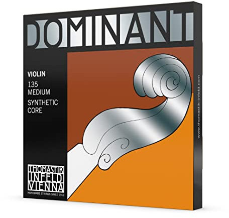 Thomastik-Infeld Cuerdas para violín Dominant Nylon Core 3/4 E Alu. 130