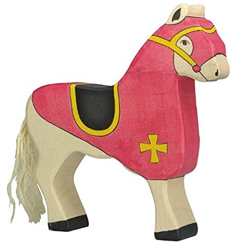 Holztiger Turnierpferd, rot, 80248
