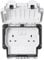 MK Masterseal Plus K56482WHI 13 amp 2-Gang Switched Socket