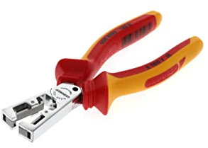 GEDORE VDE-Abisolierzange STRIP-FIX mit Hüllenisolierung, 0.5-5 mm², 160 mm, VDE 8099-160 H