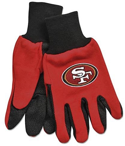 NFL Handschuhe zweifarbig, San Francisco 49Ers
