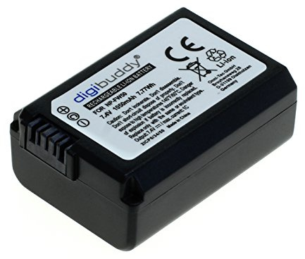 digibuddy Akku für Sony NP-FW50 Li-Ion Schwarz