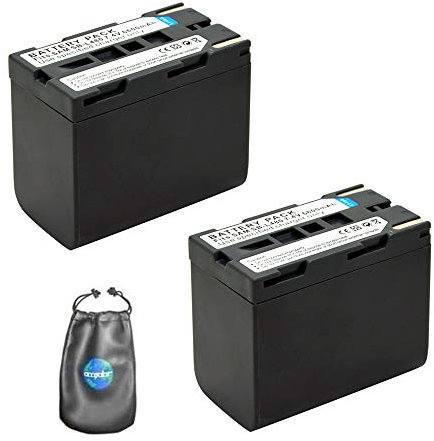 amsahr Digitalkamera und Camcorder Akku für Samsung BL 480, B350, B360, C170 Pack-2 - Inklusive Objektiv Zubehör Pouch