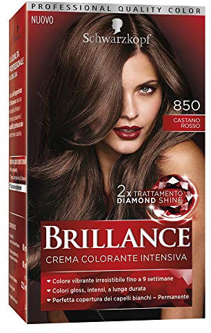 Testanera Brillance Cream Crema Colorante Intensivo No. 850 - Castaño Rojo