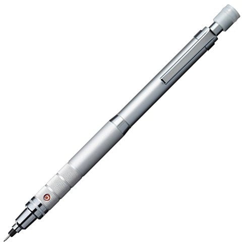 Der Druckbleistift uni-ball Kuru Toga High Grade Premium Edition mit Silbergehäuse M-1017