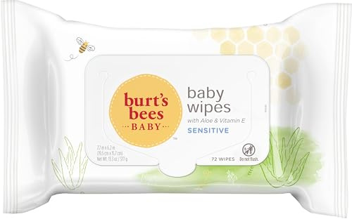 Burt's Bees Baby Chlorine-Free Wipes 72 Count