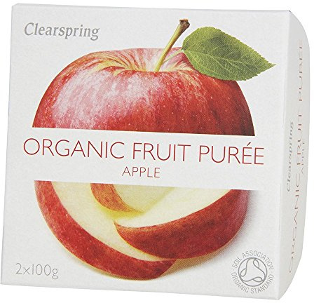 Clear Bio Apfelmus (2x100g) - Packung mit 2